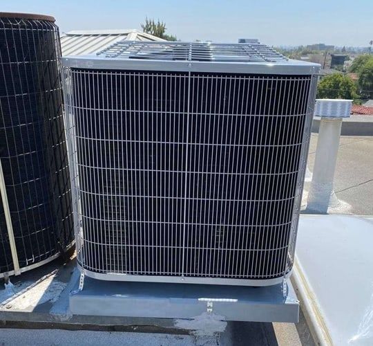 Condenser Heat Pump And Fan Coil Unit Installation In Los Angeles