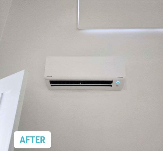 AFTER -Pasadena , CA Mini split single zone wall mount