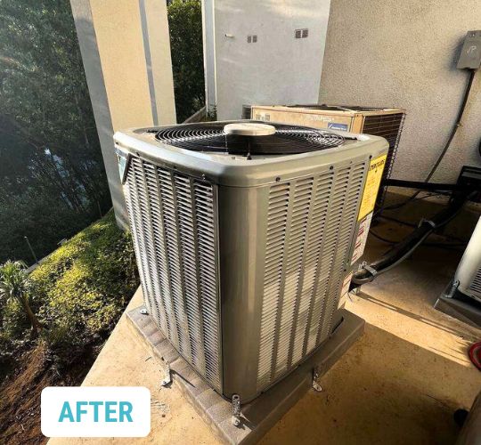 After - Air Handler Heat Pump - Northridge CA
