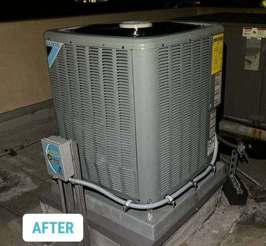 After - Conoga Park, CA. Air Handler Heat Pump