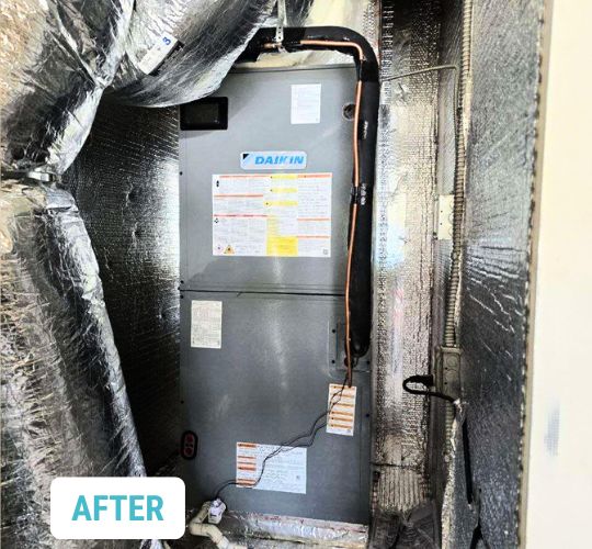 After -Sherman Oaks , CA Air Handler Heat Pump