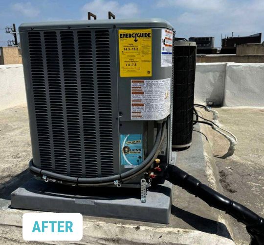 After - Tarzana , CA Air Handler Heat Pump