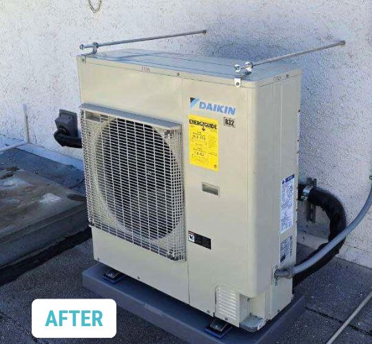 Air Handler Heat Pump - After North Hills CA