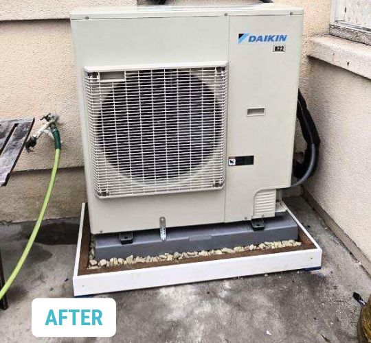 Air Handler Heat Pump - Before - Tarzana, CA