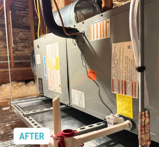 Air Handler Heat Pump - North Hills CA - After