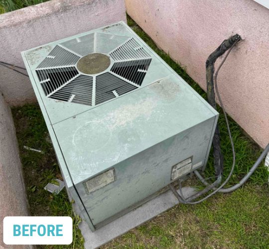 Air Handler Heat Pump Northridge, CA -Before