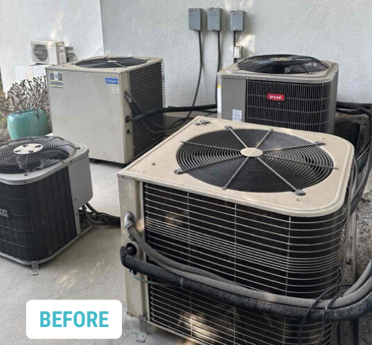 Air Handler Heat Pump - Northridge CA - Before
