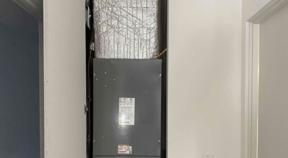 Before -Air Handler Heat Pump -Burbank, CA