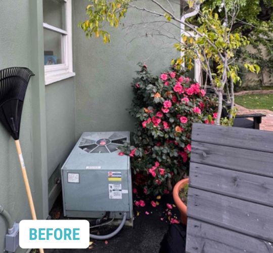 Before- Air Handler Heat Pump - Studio City , CA