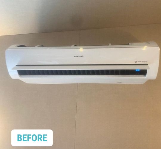 Before - Encino, CA. Mini Split Single Zone Wall Mount