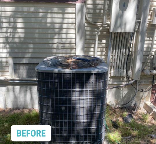 Before San Gabriel, CA - Air Handler Heat Pump