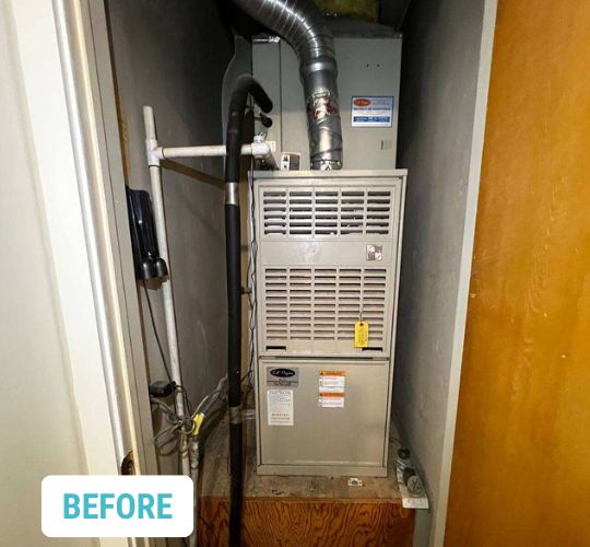 Before - West Covina, CA - Air Handler Heat Pump