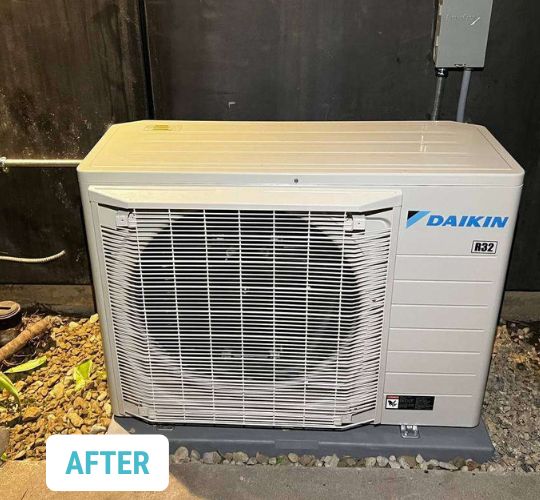 _Burbank, CA. Air Handler Heat Pump - After