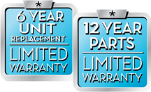 Daikin 6units 12parts warranty