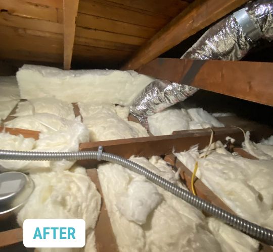 Glendale CertainTeed Attic InsulSafe Insulation Installation 5