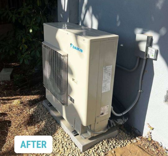 _Inglewood, CA. After - Air Handler Heat Pump