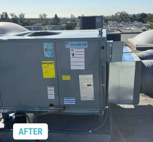 Lake Balboa, CA - Package Heat Pump - After
