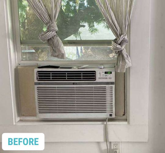 Mini Split Single Zone Wall Mount Carson, CA. Installation Before