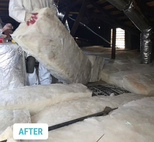 San Gabriel - CertainTeed InsulSafe Blowing Attic- After
