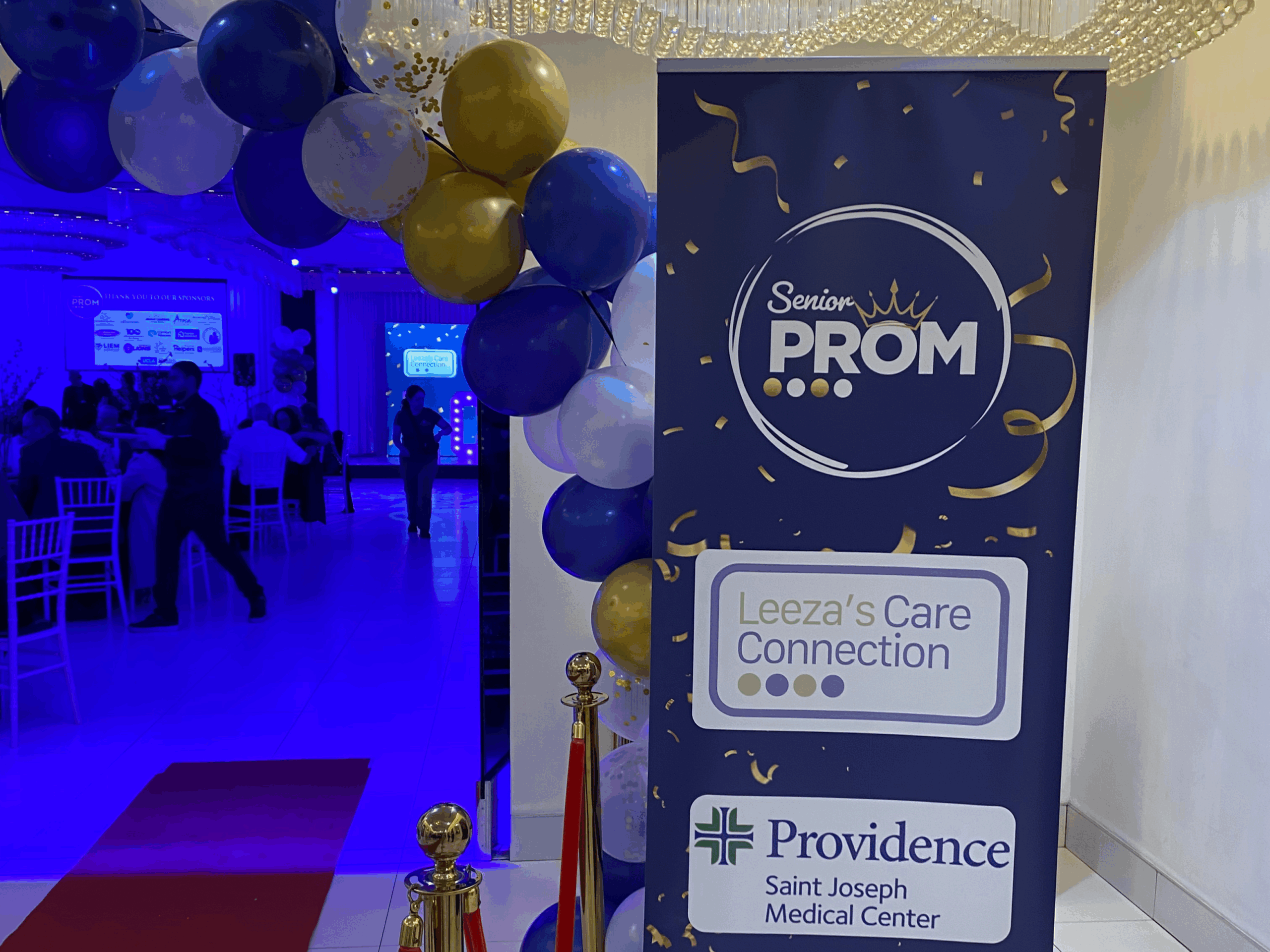 Senior Prom entry banners