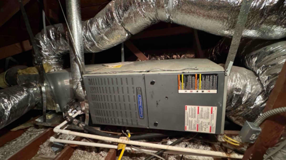 Before -Handler Heat Pump Replacement -Bel Air, CA