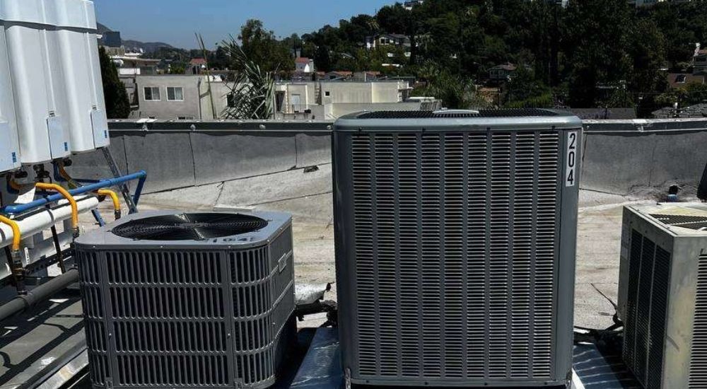 AFTER- Ceiling Fan Coil Heat Pump North Hills, CA