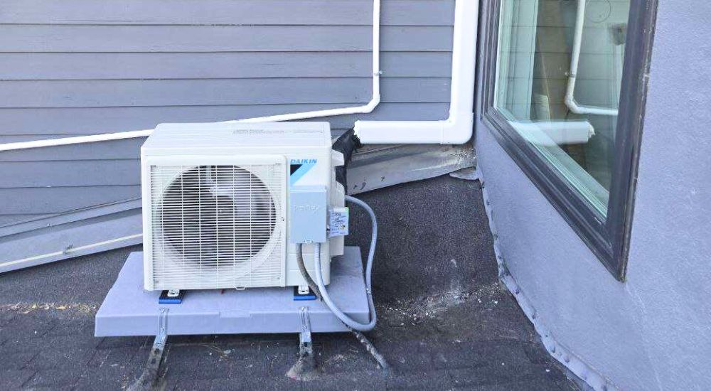 After -Mini split single zone wall mount Pasadena CA