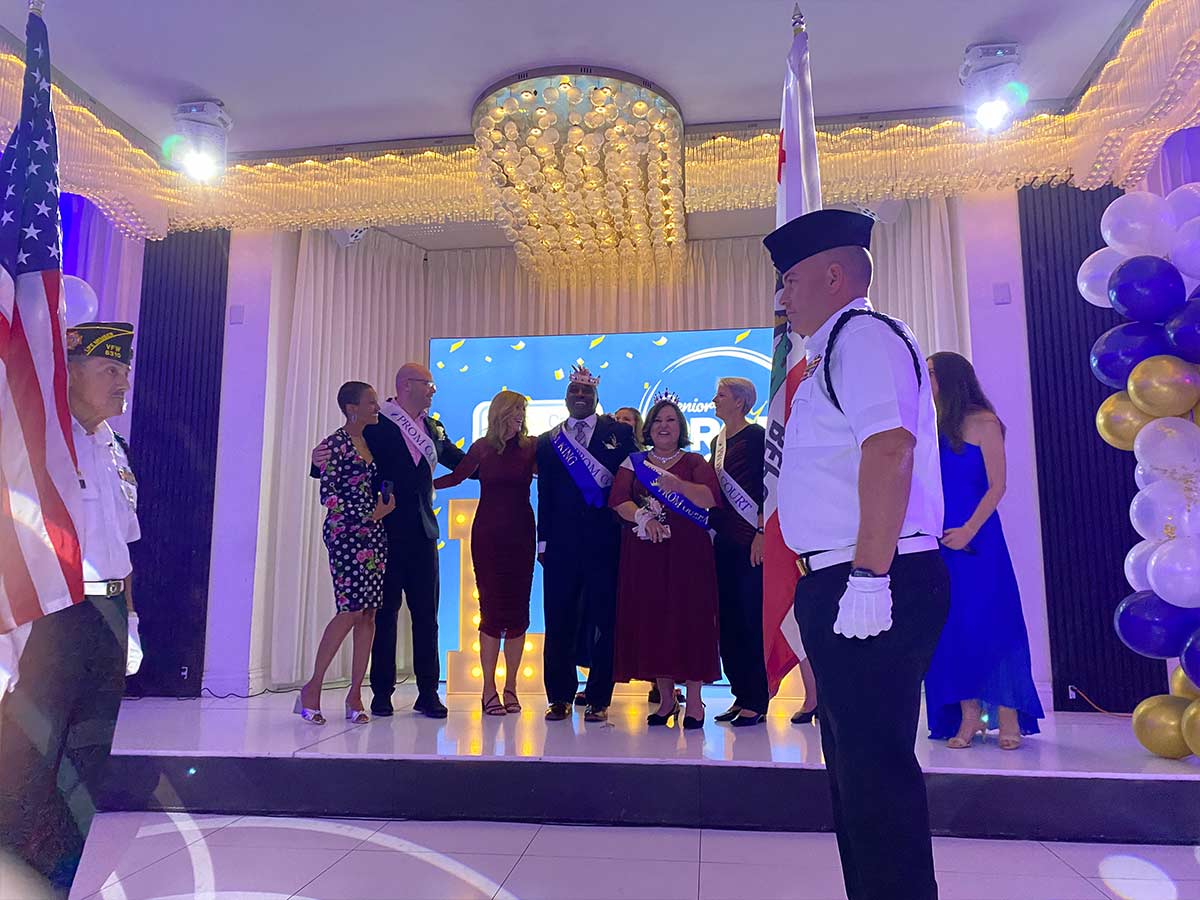 Prom Court at Leeza’s Care Connection Senior Prom