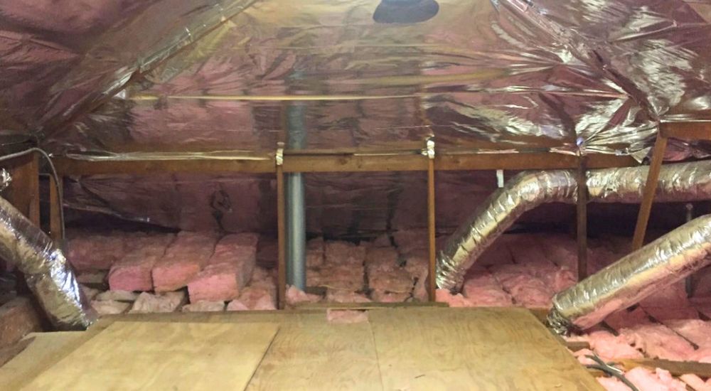 Glendale CertainTeed Attic InsulSafe Insulation Installation 1